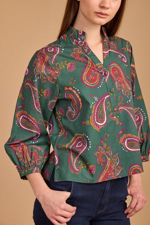 Daniella Top - Winter Paisley