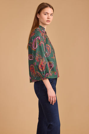 Daniella Top - Winter Paisley