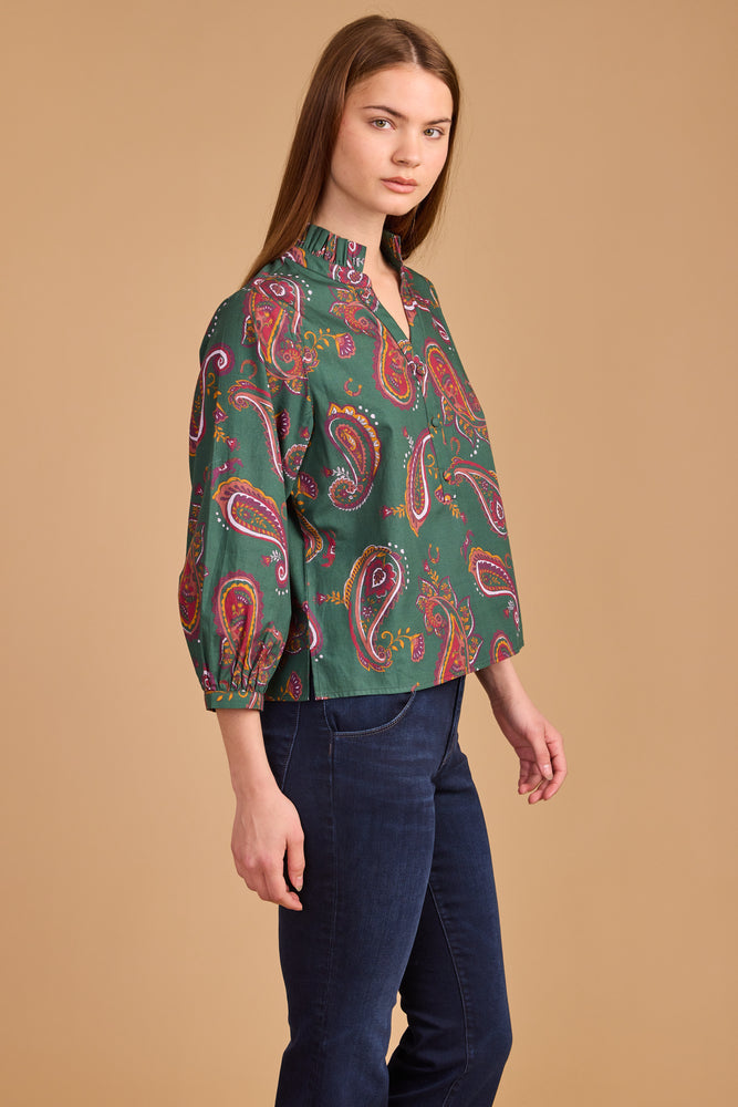 Daniella Top - Winter Paisley