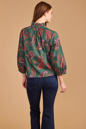 Daniella Top - Winter Paisley