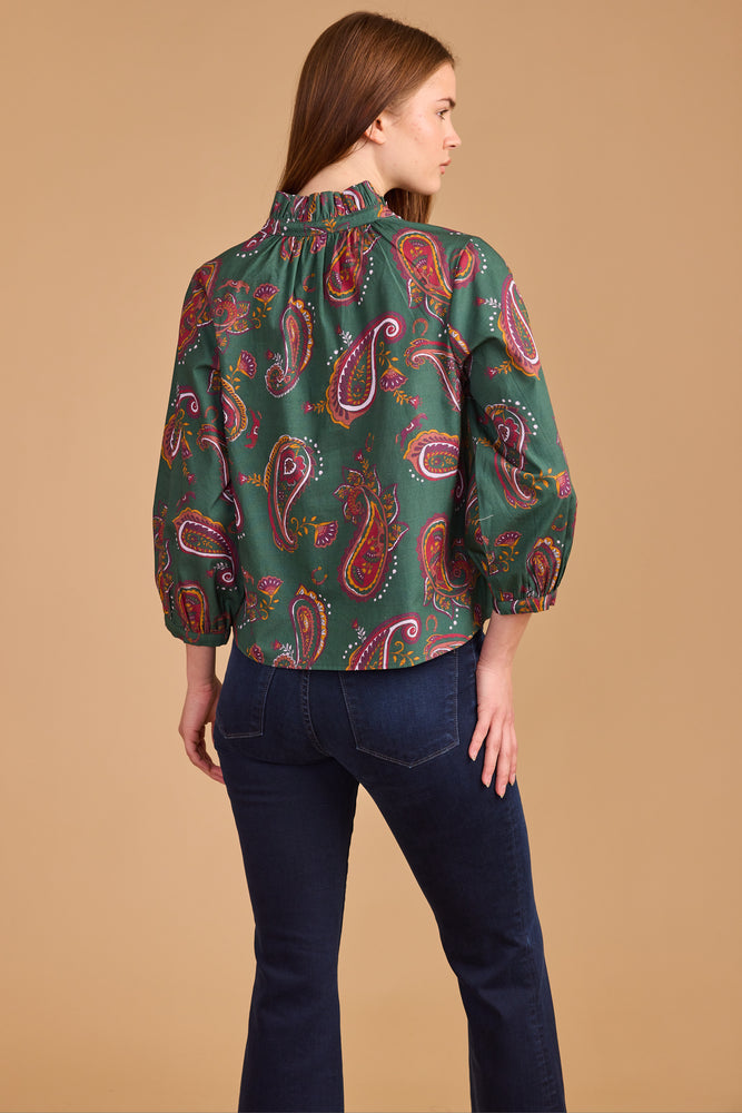 Daniella Top - Winter Paisley