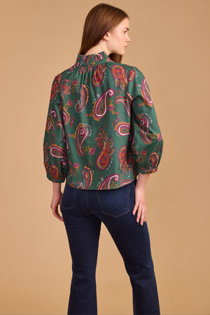 Daniella Top - Winter Paisley