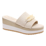 Saint 3 Wedge - Cream