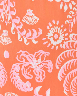 Montecito Halter Maxi Dress - Papaya Breezy Palm Engineered Maxi Dress