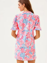 Mialeigh Linen Dress - Resort White Lil Sun Sea Sand