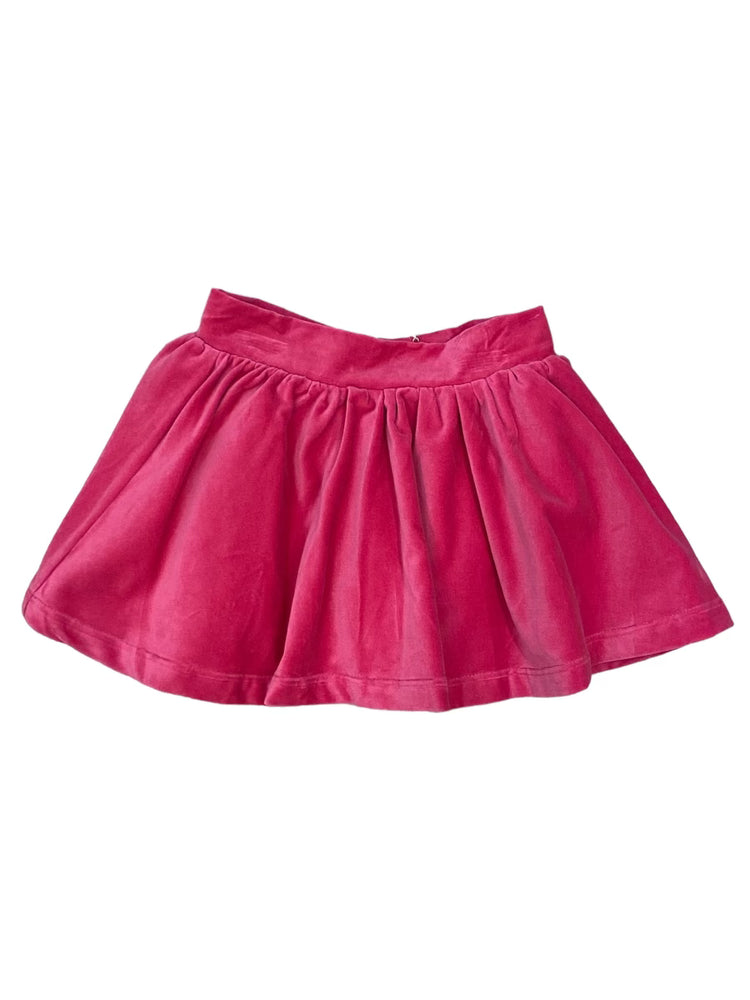 Sofie Skirt - Pink Velvet