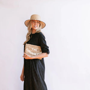 Jakeline Bucket Hat - Black/White