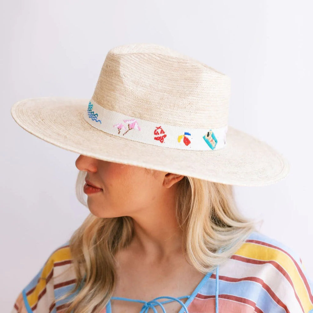 Sandbar Palm Hat - Multi