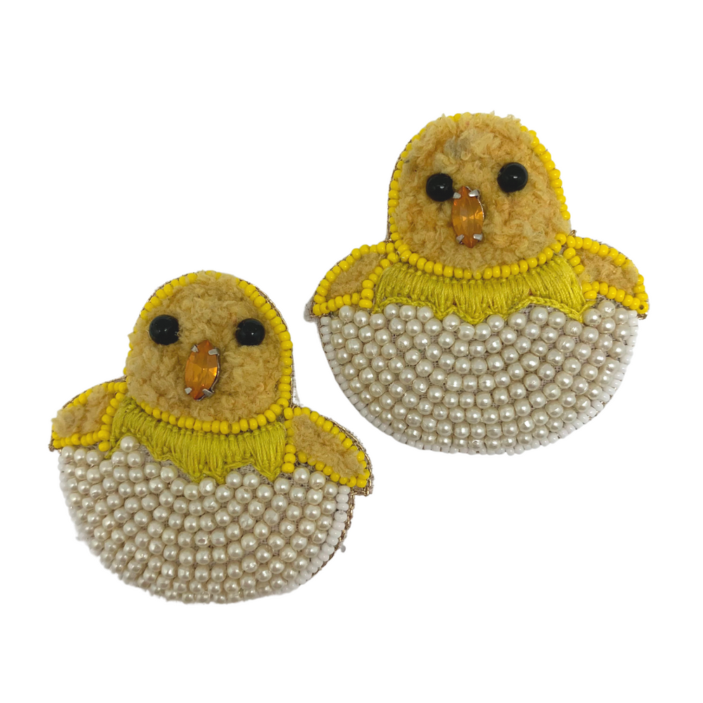 Chick + Egg Earrings