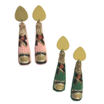 Green Champagne Earrings