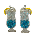 Blue Lagoon Cocktail Earrings