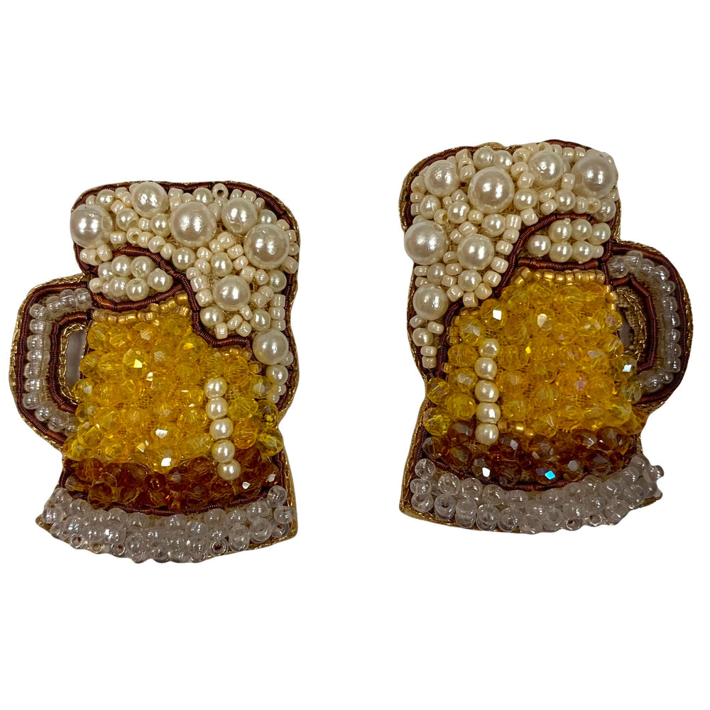 Beer Mug Earrings