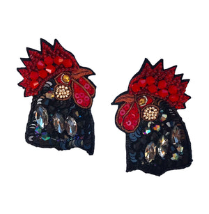 
            
                Load image into Gallery viewer, Gamecock Stud Earrings
            
        