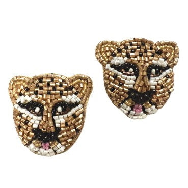 
            
                Load image into Gallery viewer, Leopard Stud Earrings
            
        
